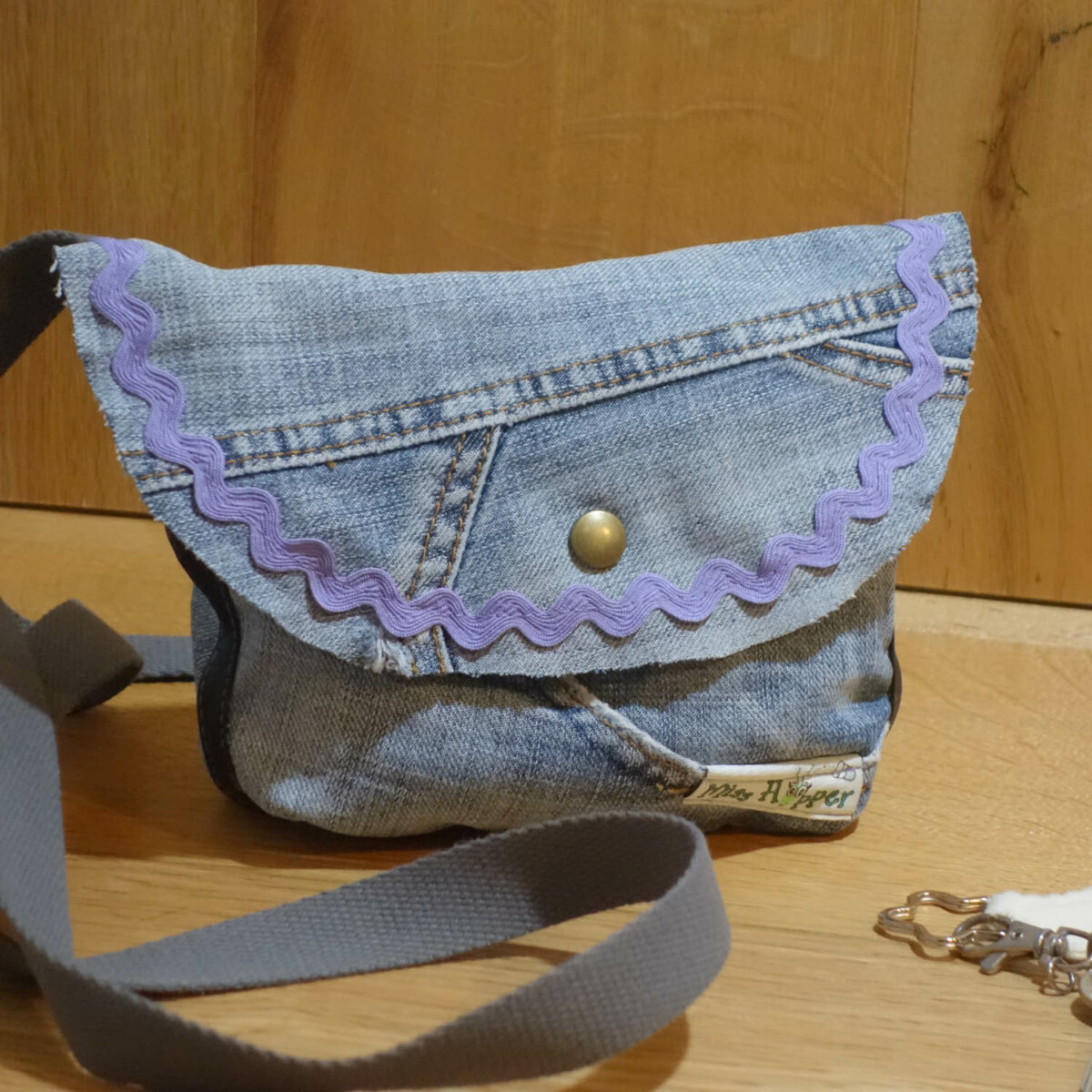 Upcycling Umhängetasche Jeans